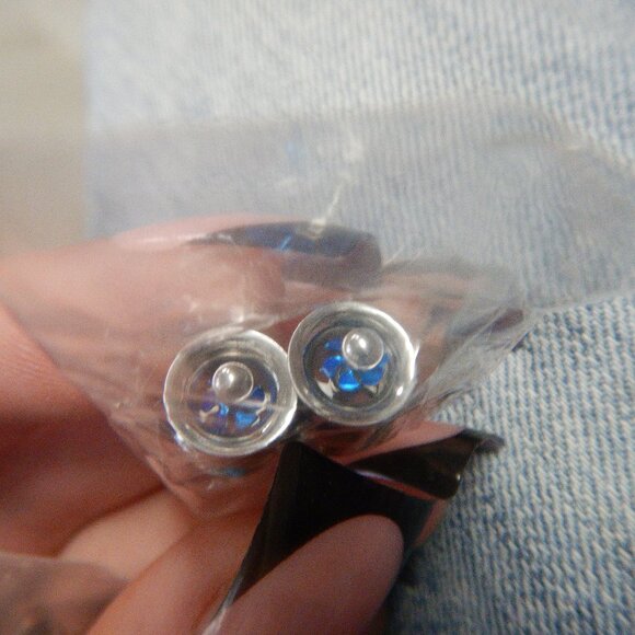 Body Jewelry Jewelry - 0g blue/sliver spinner gauges